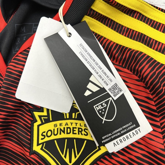 Adidas Seattle Sounders Bruce Lee Dragon Soccer Jersey Women Size Medium NEW - Picture 8 of 11